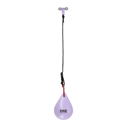 Zestaw hula hop OHA02 violet z wypustkami i obciążnikiem one fitness + pas BR160