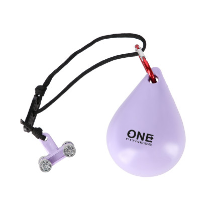 Zestaw hula hop OHA02 violet z wypustkami i obciążnikiem one fitness + pas BR160