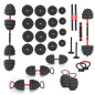 SGN140 (2 części) PRO set 6W1 zestaw ciężarów 40KG HMS SGN140 (2 części) PRO set 6W1 zestaw ciężarów 40KG HMS