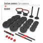 SGN140 (2 części) PRO set 6W1 zestaw ciężarów 40KG HMS SGN140 (2 części) PRO set 6W1 zestaw ciężarów 40KG HMS