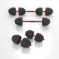 SGN140 (2 części) PRO set 6W1 zestaw ciężarów 40KG HMS SGN140 (2 części) PRO set 6W1 zestaw ciężarów 40KG HMS