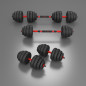SGN140 (2 części) PRO set 6W1 zestaw ciężarów 40KG HMS SGN140 (2 części) PRO set 6W1 zestaw ciężarów 40KG HMS