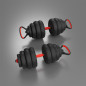 SGN140 (2 części) PRO set 6W1 zestaw ciężarów 40KG HMS SGN140 (2 części) PRO set 6W1 zestaw ciężarów 40KG HMS