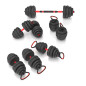 SGN140 (2 części) PRO set 6W1 zestaw ciężarów 40KG HMS SGN140 (2 części) PRO set 6W1 zestaw ciężarów 40KG HMS