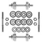 STC15 hantle sztangielki w walizce 2 x 7.5 KG chrome HMS STC15 hantle sztangielki w walizce 2 x 7.5 KG chrome HMS