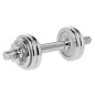 STC15 hantle sztangielki w walizce 2 x 7.5 KG chrome HMS