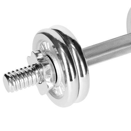 STC15 hantle sztangielki w walizce 2 x 7.5 KG chrome HMS