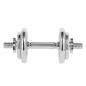 STC20 hantle sztangielki w walizce 2 x 10 KG chrome HMS