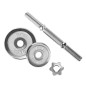 STC20 hantle sztangielki w walizce 2 x 10 KG chrome HMS