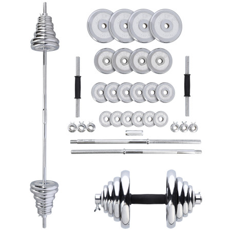 STC50 hantle sztangielki sztanga w walizce 2x25KG HMS