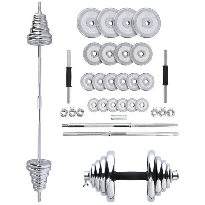 STC50 hantle sztangielki sztanga w walizce 2x25KG HMS