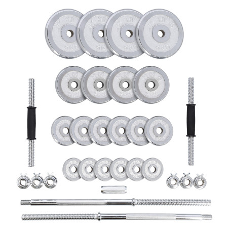 STC50 hantle sztangielki sztanga w walizce 2x25KG HMS