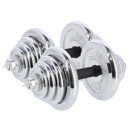 STC50 hantle sztangielki sztanga w walizce 2x25KG HMS