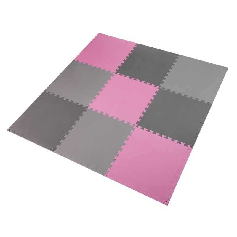 MP10 mata puzzle multipack PINK-GREY 9 elementów 10MM one fitness