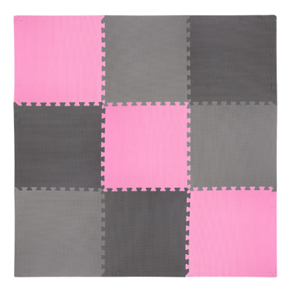 MP10 mata puzzle multipack PINK-GREY 9 elementów 10MM one fitness