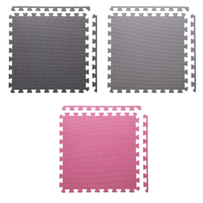 MP10 mata puzzle multipack PINK-GREY 9 elementów 10MM one fitness