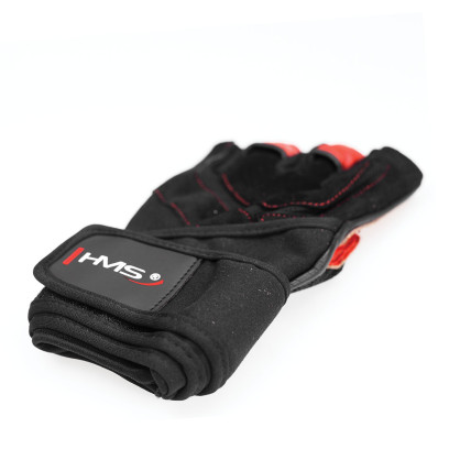 RST01 black/red rozm. l rękawice na siłownię HMS