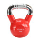 KTC06 red uchwyt chrom radełkowany kettlebell żeliwny HMS