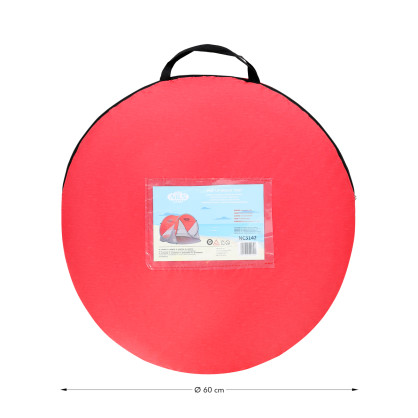 NC3142 czerwono-szary namiot plażowy samorozkładający podłoga nils camp