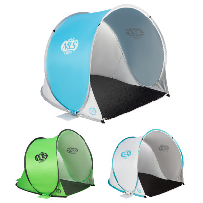 NC3173 NIEBIESKO-SZARY namiot plażowy samorozkładający podłoga nils camp