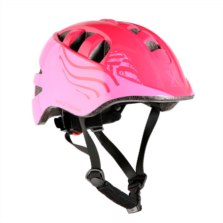 MTW08 różowy rozm. s (51-57CM) kask dziecięcy nils extreme