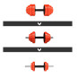 SGGX30 sztangielki gumowane 30KG HMS SGGX30 sztangielki gumowane 30KG HMS