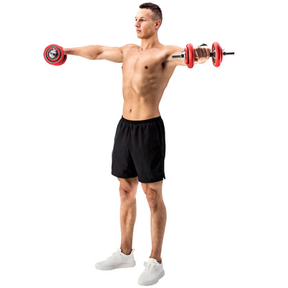 SGGX30 sztangielki gumowane 30KG HMS