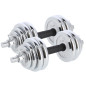 STC30 SZTANGIELKI-SZTANGA w walizce chrom 2x15KG HMS STC30 SZTANGIELKI-SZTANGA w walizce chrom 2x15KG HMS
