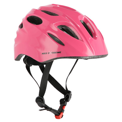 MTW01+H210 różowy rozm. s kask z ochraniaczami zestaw nils extreme