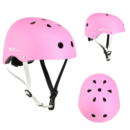 MTW001 różowy rozm. S(52-56CM) kask nils extreme