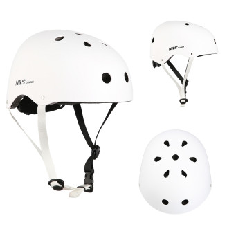 MTW001 biały rozm. M(55-58CM) kask nils extreme