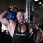 KNV20 blue kettlebell żeliwny pokryty winylem HMS KNV20 blue kettlebell żeliwny pokryty winylem HMS