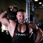 KNV20 black kettlebell żeliwny pokryty winylem HMS KNV20 black kettlebell żeliwny pokryty winylem HMS
