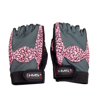 RST03 PINK/GRAY ROZM. M RĘKAWICE NA SIŁOWNIĘ HMS