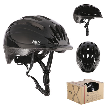 MTV62J czarny rozm. S(48-52CM) kask dziecięcy nils extreme