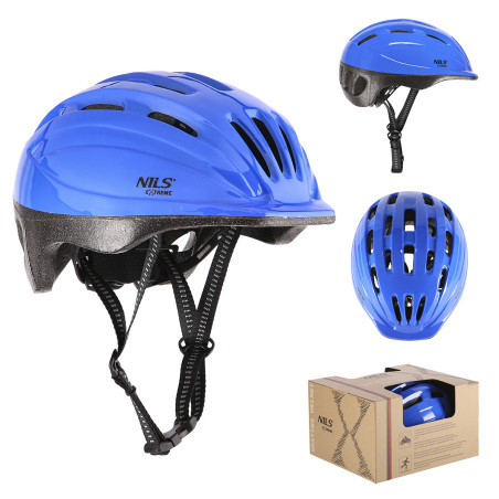 MTV62J niebieski rozm. S(48-52CM) kask dziecięcy nils extreme