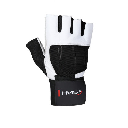 RST04 WHITE-BLACK ROZM. XL RĘKAWICE NA SIŁOWNIĘ HMS