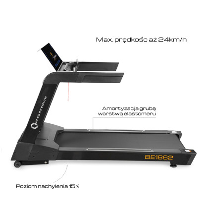 BE1862 bieżnia elektryczna semi comercial HMS premium