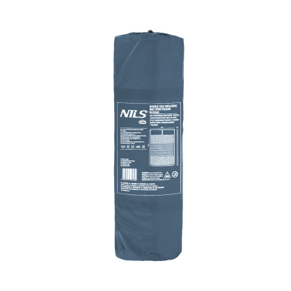 NC4060 antracyt mata samopompująca dwuosobowa z poduszką nils camp