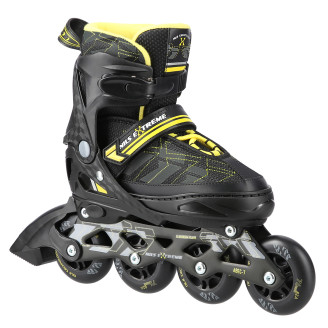 NA11002 czarno/żółte rozm. s (31-34) łyżworolki nils extreme