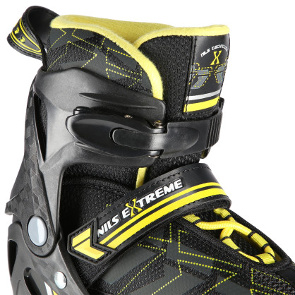 NA11002 czarno/żółte rozm. s (31-34) łyżworolki nils extreme