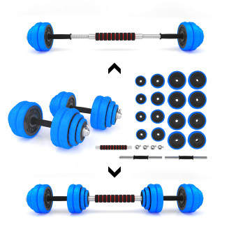 SGG30 bar hantle sztangielki sztanga gumowane 30KG HMS