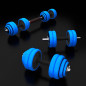 SGG30 bar hantle sztangielki sztanga gumowane 30KG HMS SGG30 bar hantle sztangielki sztanga gumowane 30KG HMS