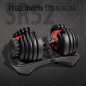 Zestaw STR10 PRO stojak + 2x SR52 hantle regulowane