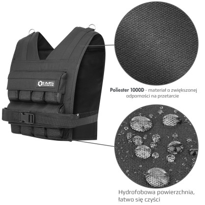 KTO16 kamizelka treningowa z obciążeniem 16 KG HMS premium