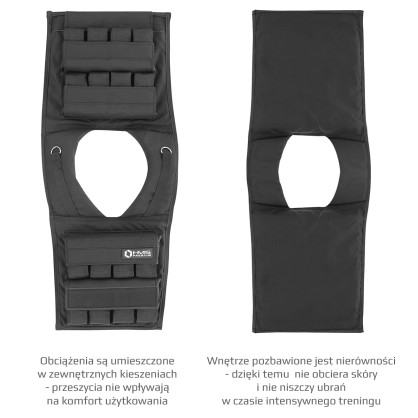 KTO16 kamizelka treningowa z obciążeniem 16 KG HMS premium