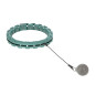 FH03 green hula hop z obciążnikiem i licznikiem