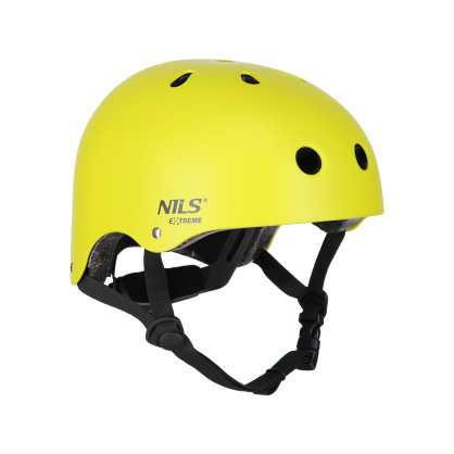 MR290+H230 kask z ochraniaczami zestaw żółty rozm. m nils extreme