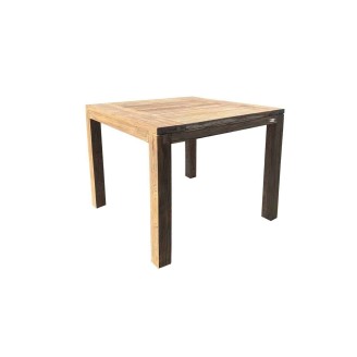 stół ogrodowy drewniany TEAK NIMES 100CM