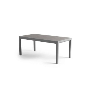 stół ogrodowy  aluminiowy TOLEDO szary rozkładany